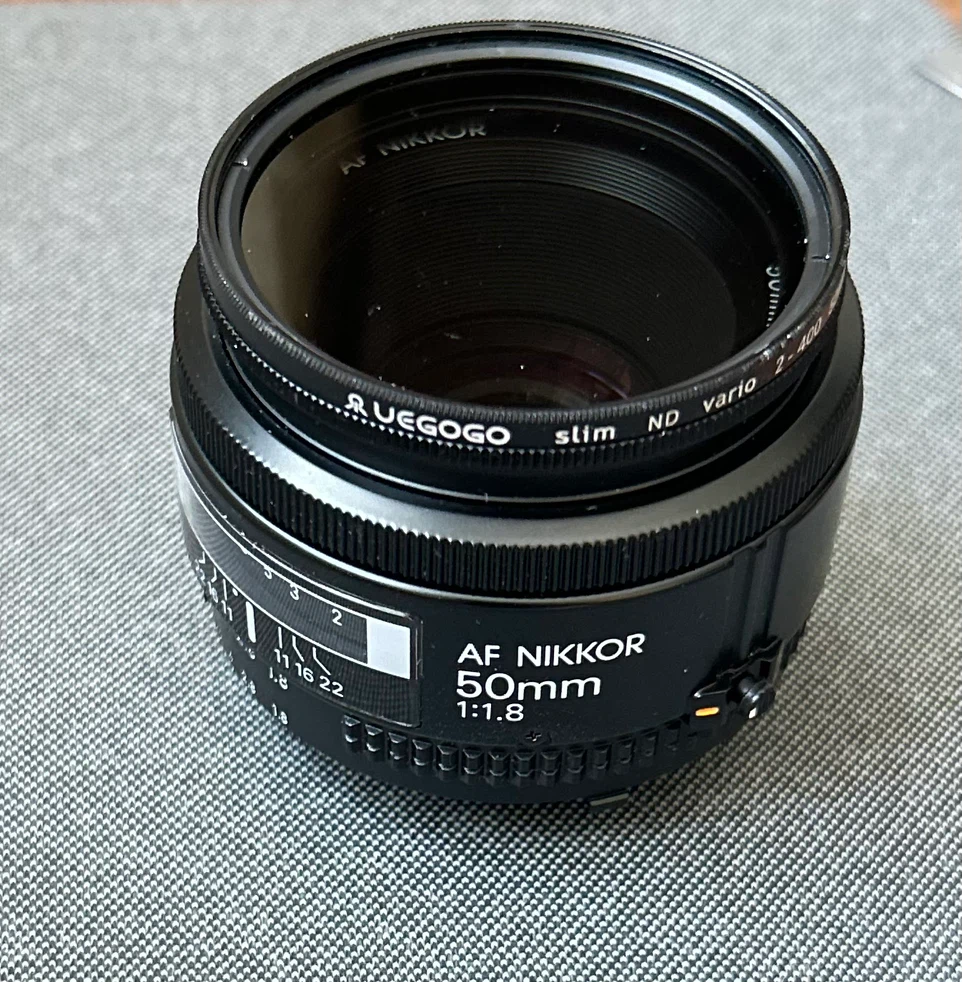 NIKON AF NIKKOR 50mm 1:1.8  Well maintained! - photo 5