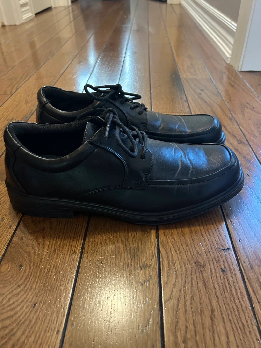 Size 10 Black lace up dress shoes - photo 2