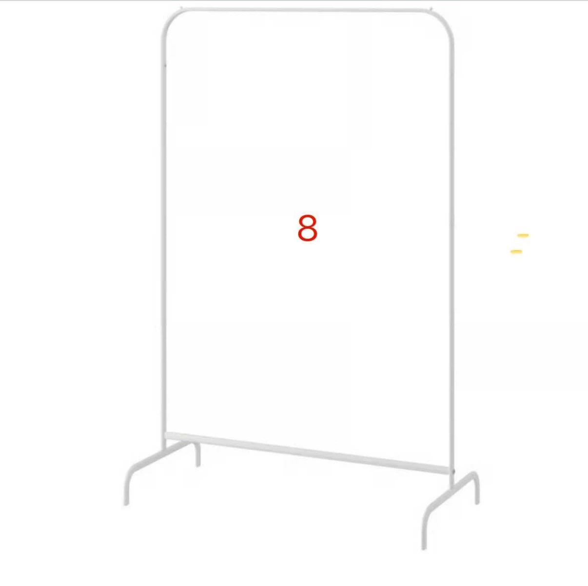 White Metal Clothing Rack