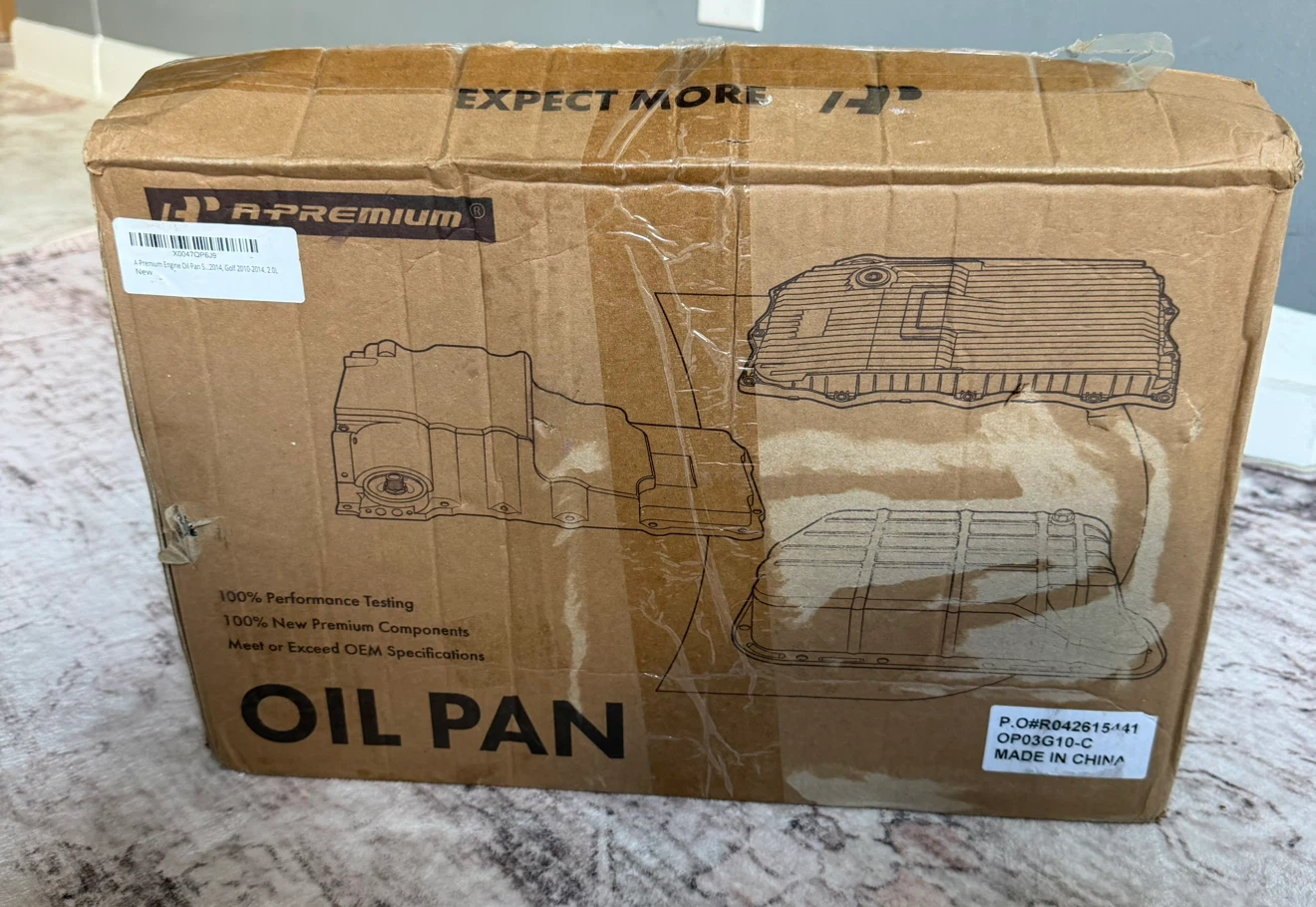 A-Premium Engine Oil Pan for VW/Audi 2.0L - photo 2