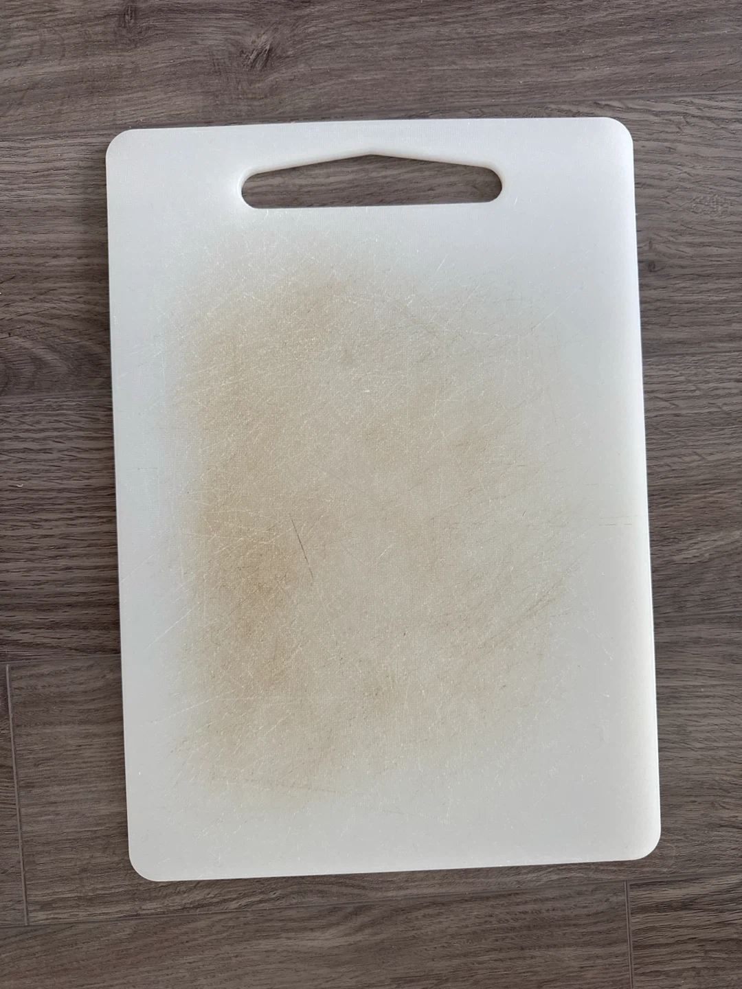 White Plastic Cutting Board