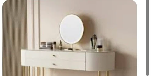 Modern White and Gold Vanity Table - photo 4