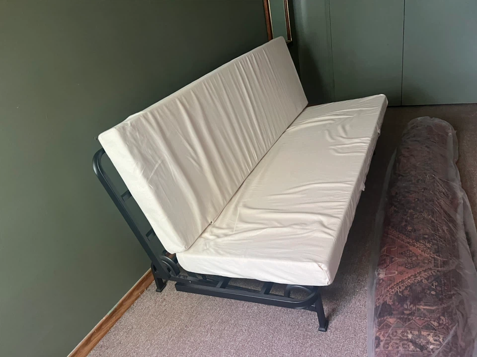 Convertible Sofa Bed with Metal Frame - photo 2
