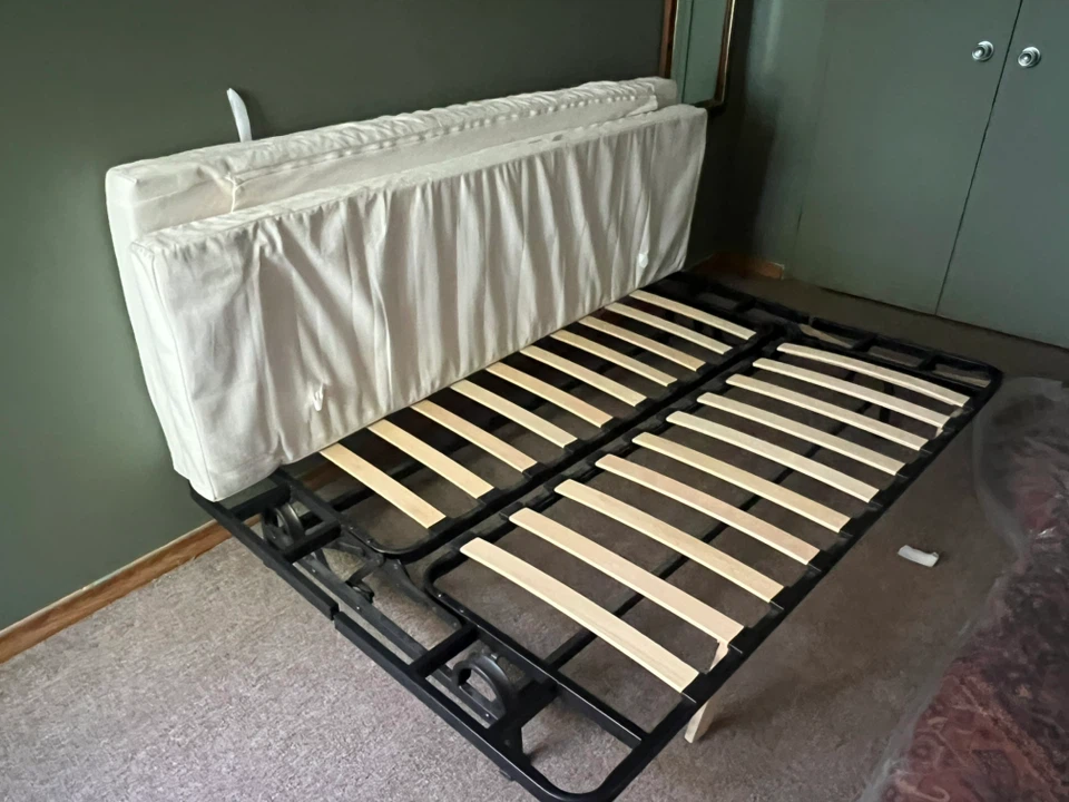 Convertible Sofa Bed with Metal Frame - photo 5
