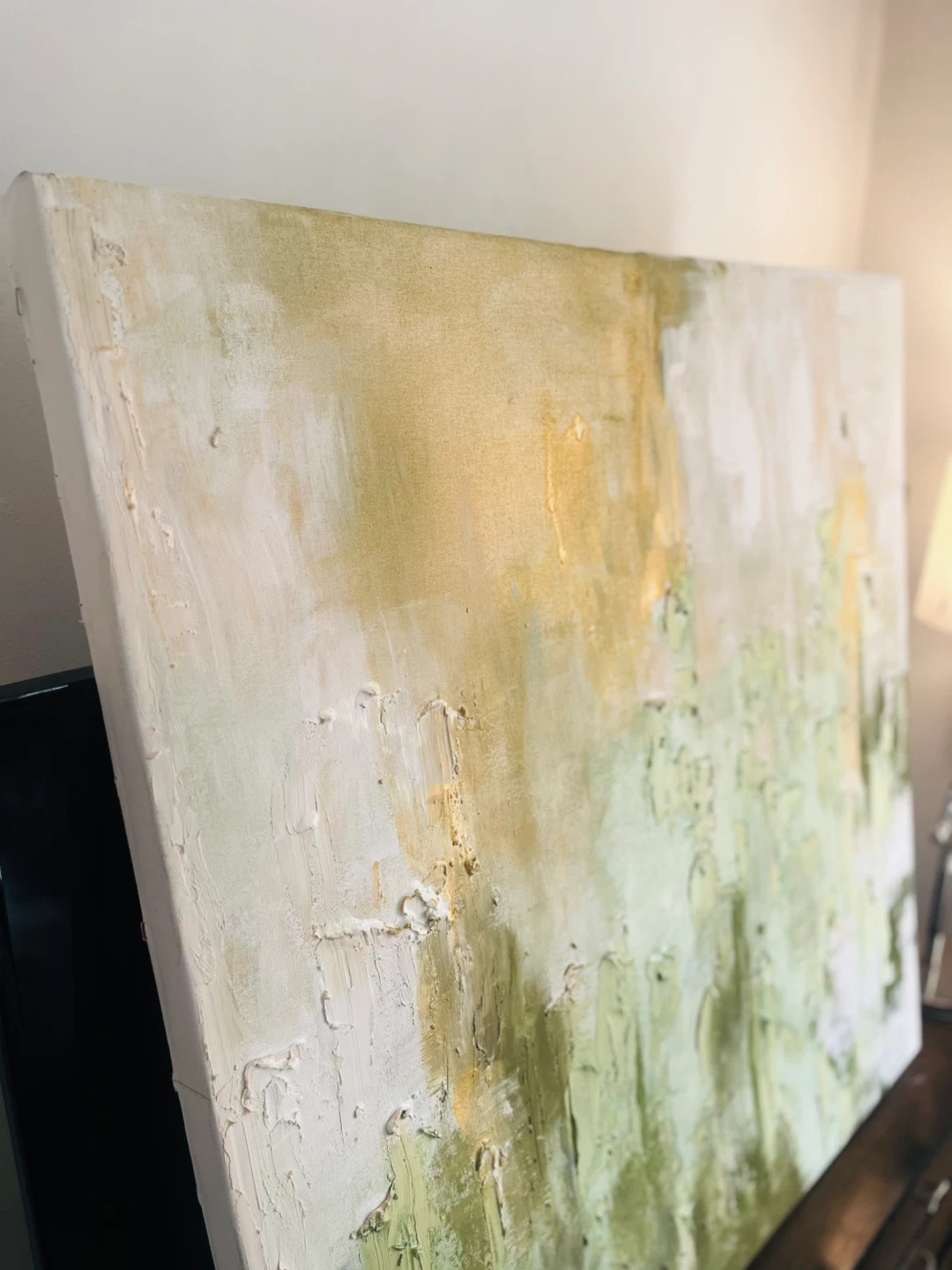 Large Abstract Textured Canvas Painting - photo 4