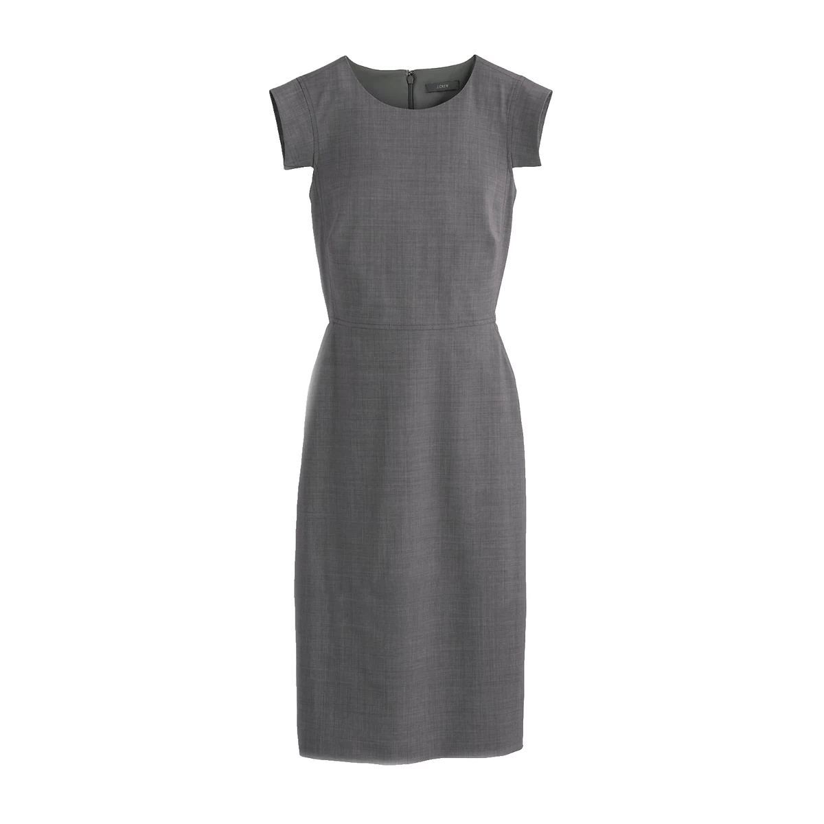 J.Crew Italian Wool Gray Tailored Dress - photo 2