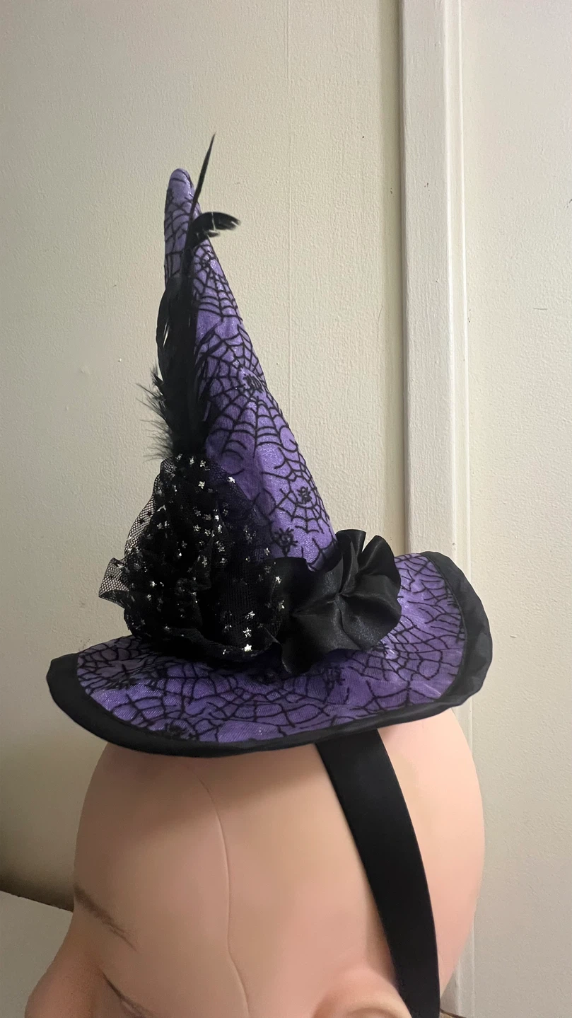 New-Purple Witch Hat Headband - photo 2
