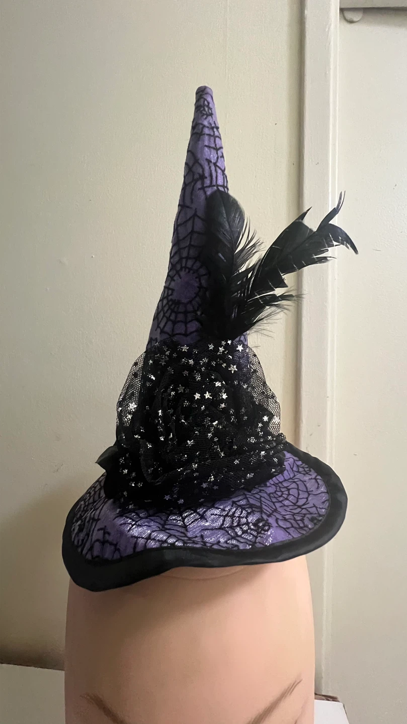 New-Purple Witch Hat Headband - photo 3