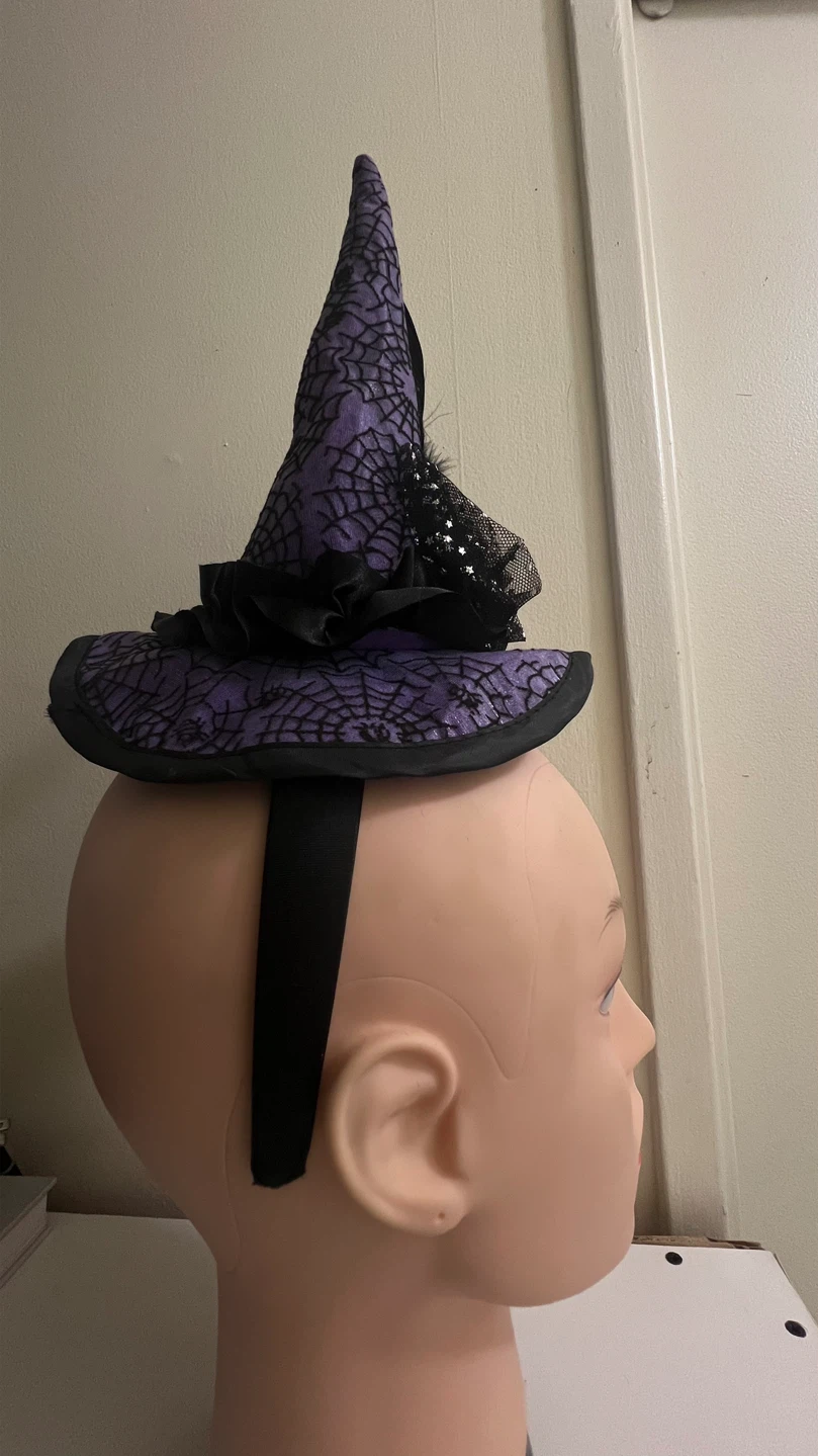 New-Purple Witch Hat Headband - photo 4
