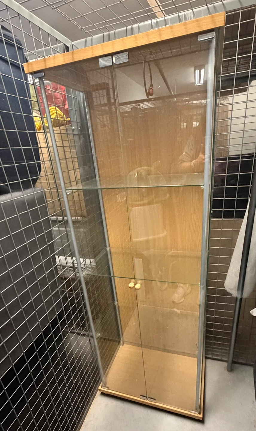 IKEA Glass Double Door Display Cabinet