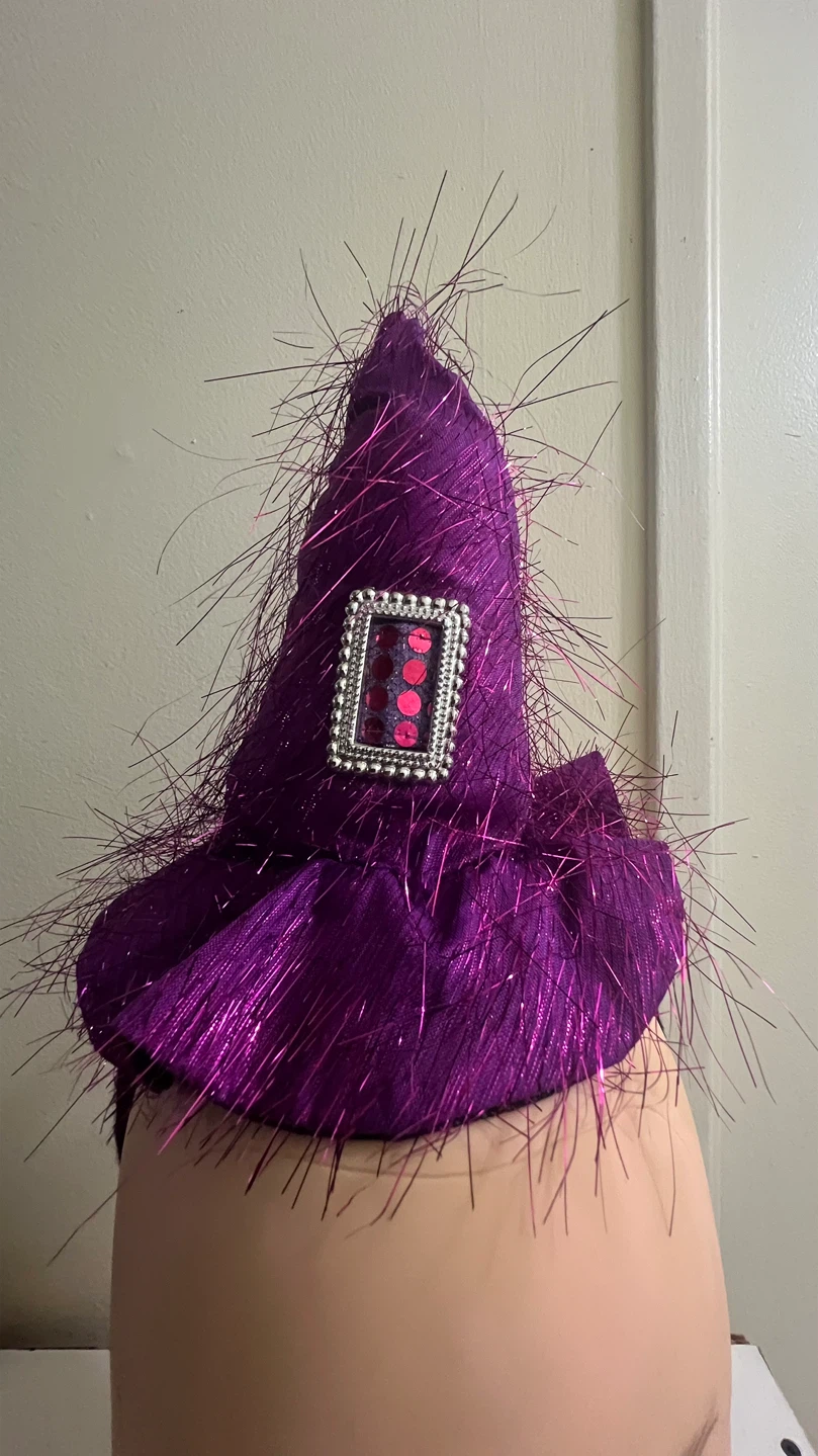 New-Purple Witch Hat Headband - photo 3