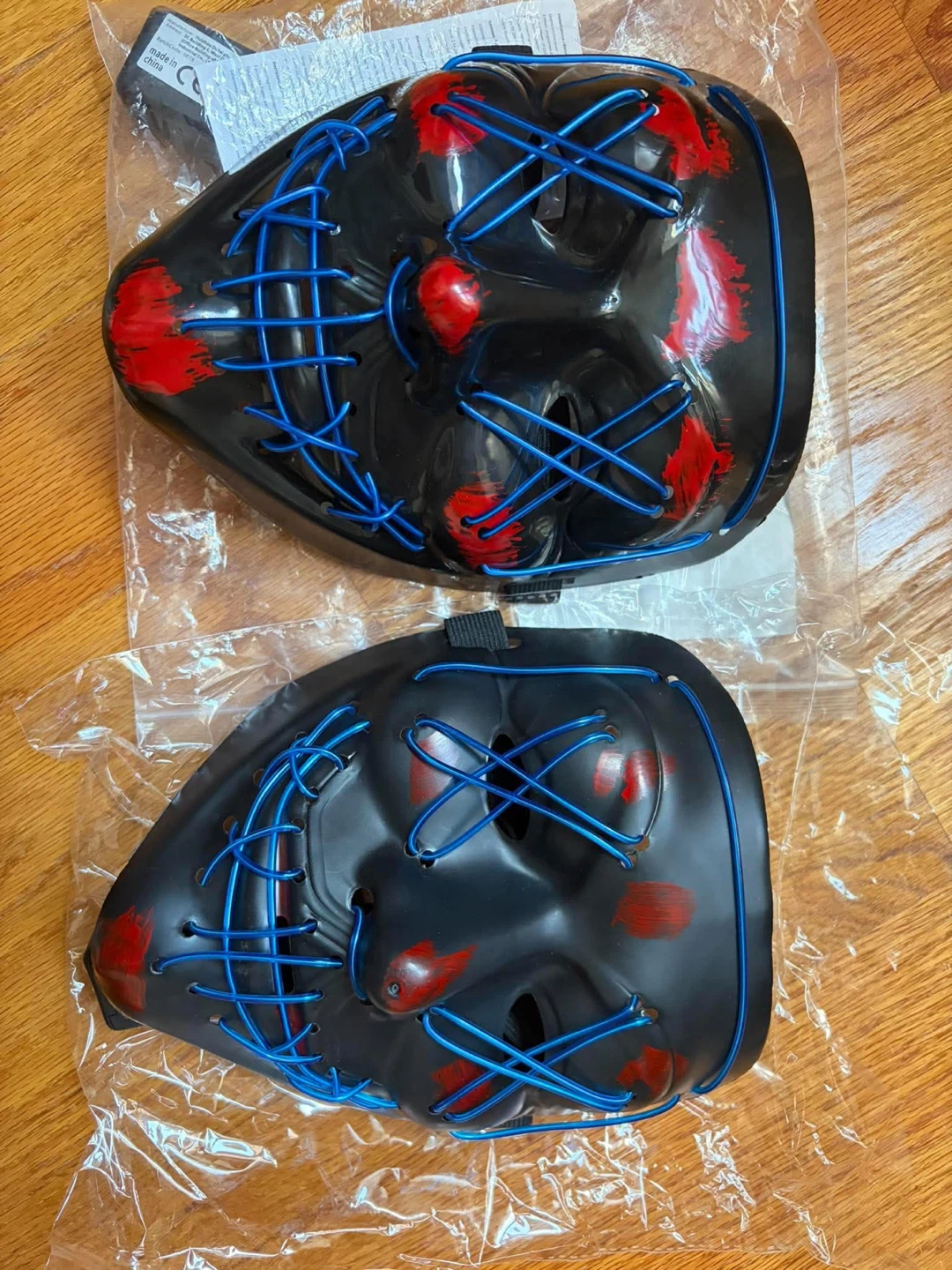 LED Light-Up Purge Style Halloween Masks - photo 4