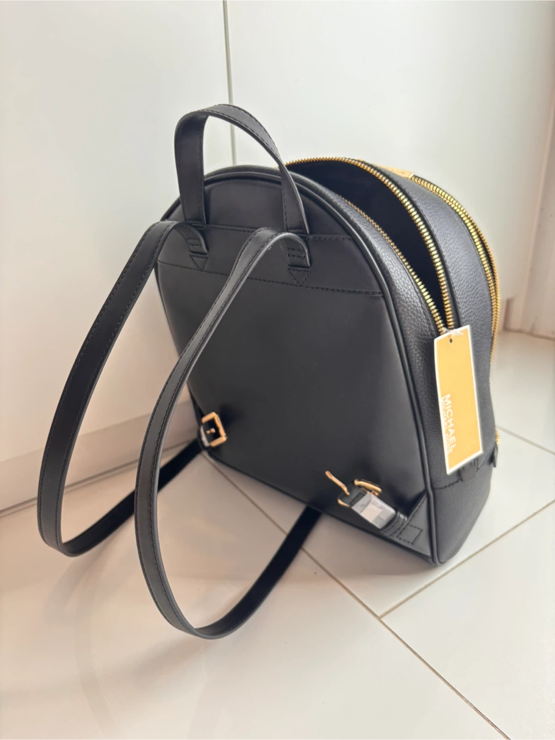 Michael Kors Rhea Medium Pebbled Leather Backpack - photo 3