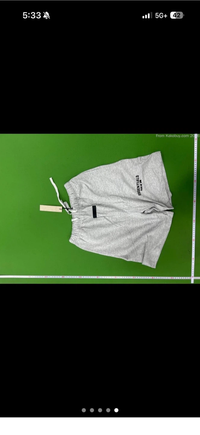 Essentials Fear of God Grey Shorts