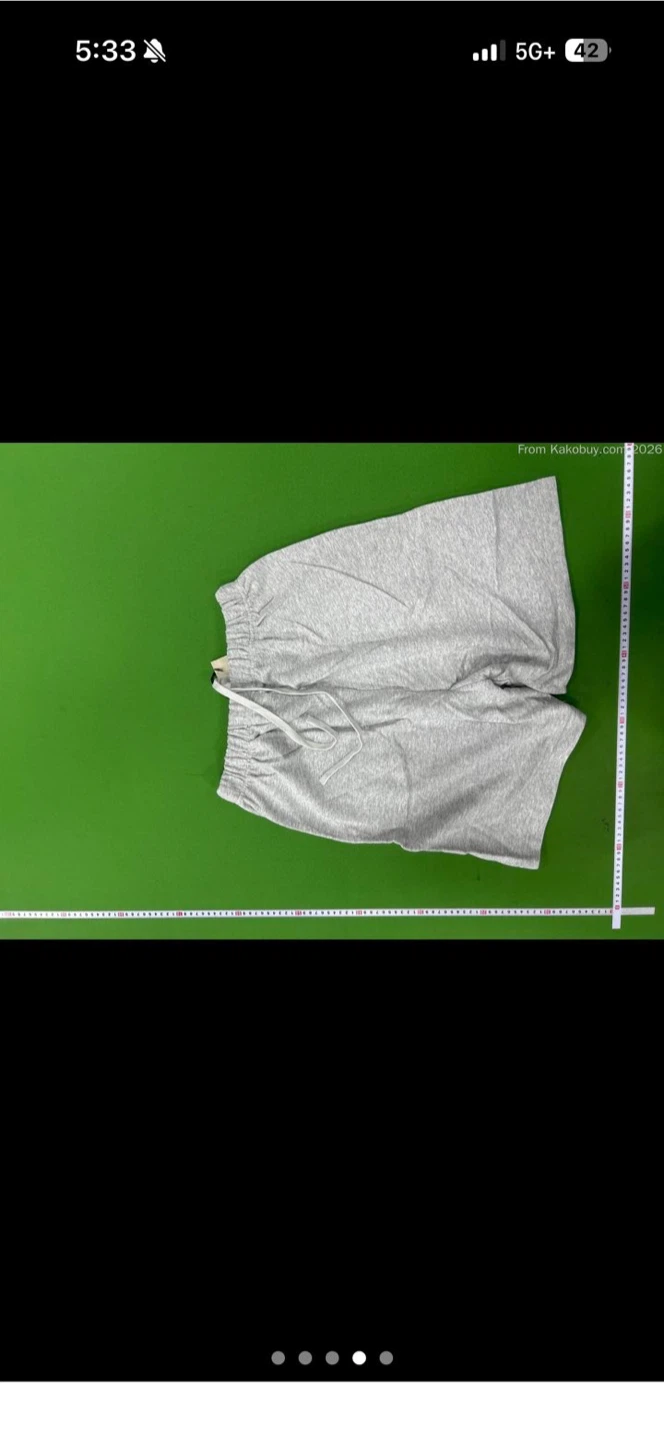 Essentials Fear of God Grey Shorts - photo 3