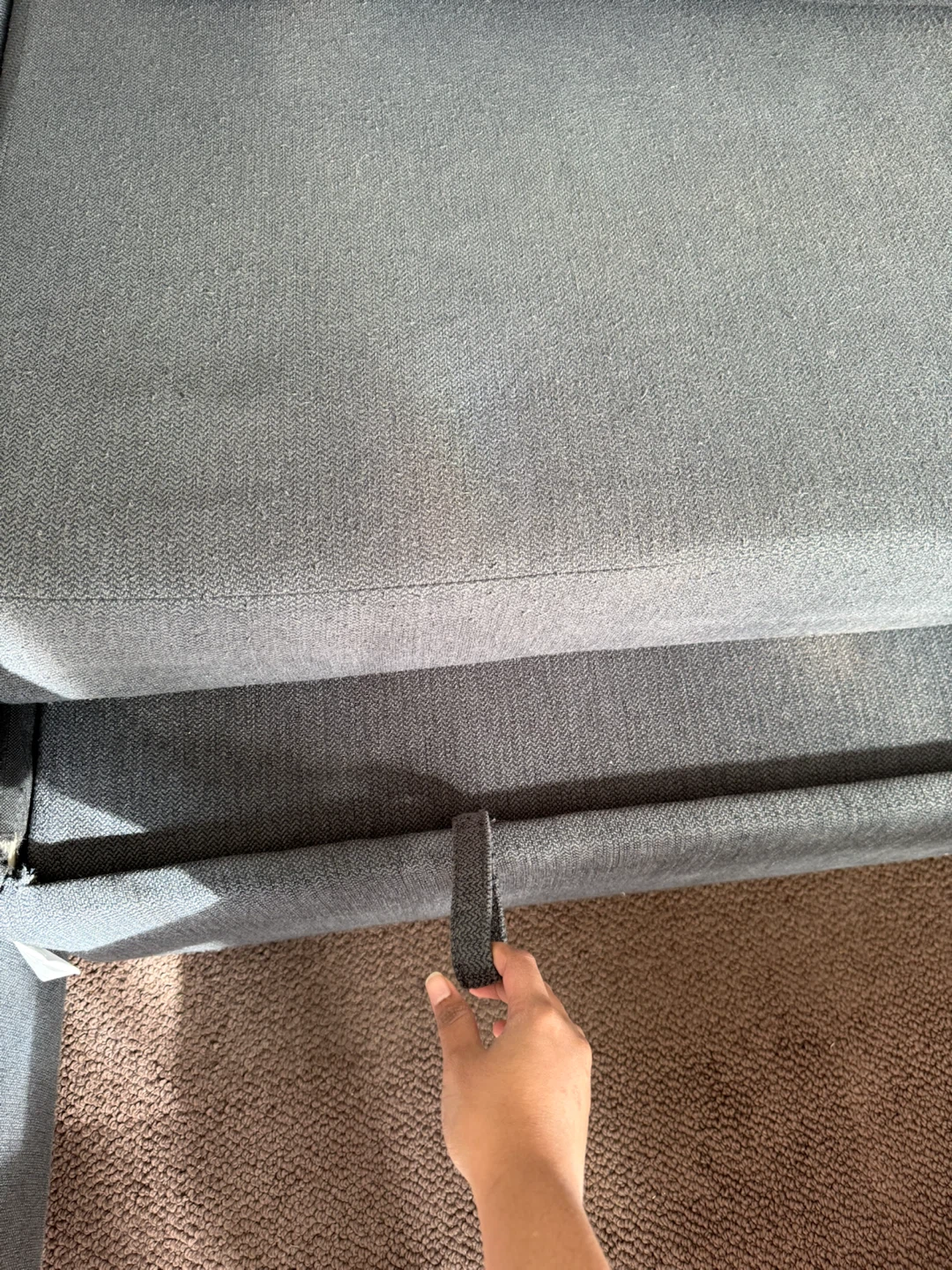 Dark Grey Sectional Sofa Bed with Storage - photo 4