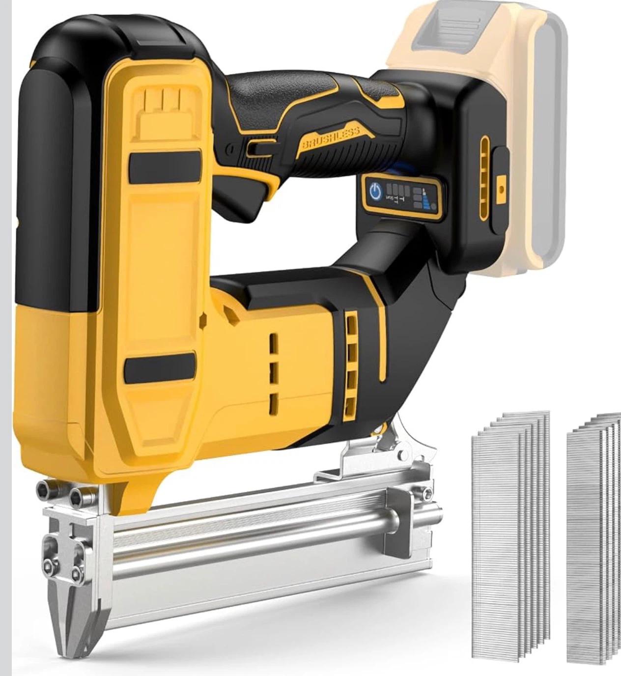 2-in-1 Cordless Brad Nailer Stapler
