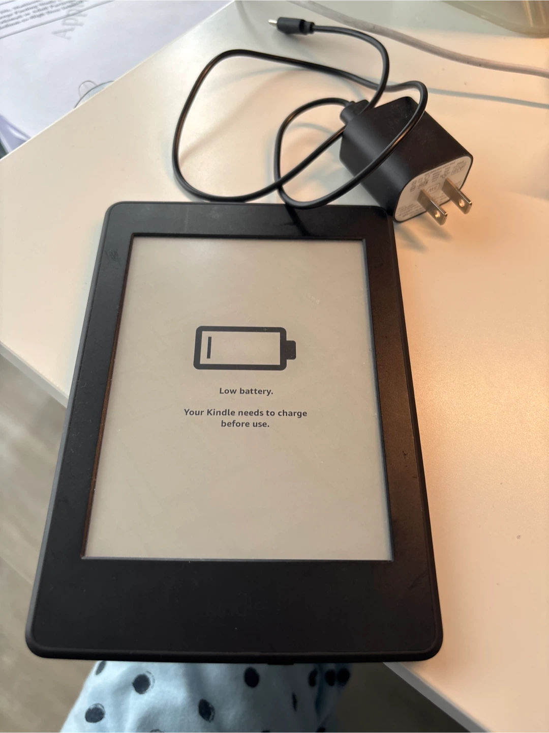 Amazon Kindle e-reader