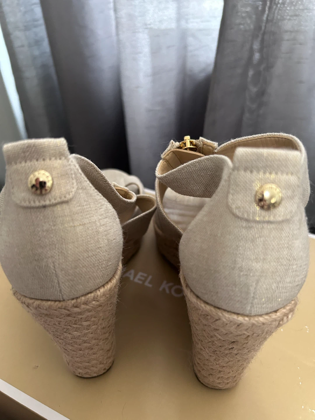 Michael Kors Beige Espadrille Wedges - photo 2