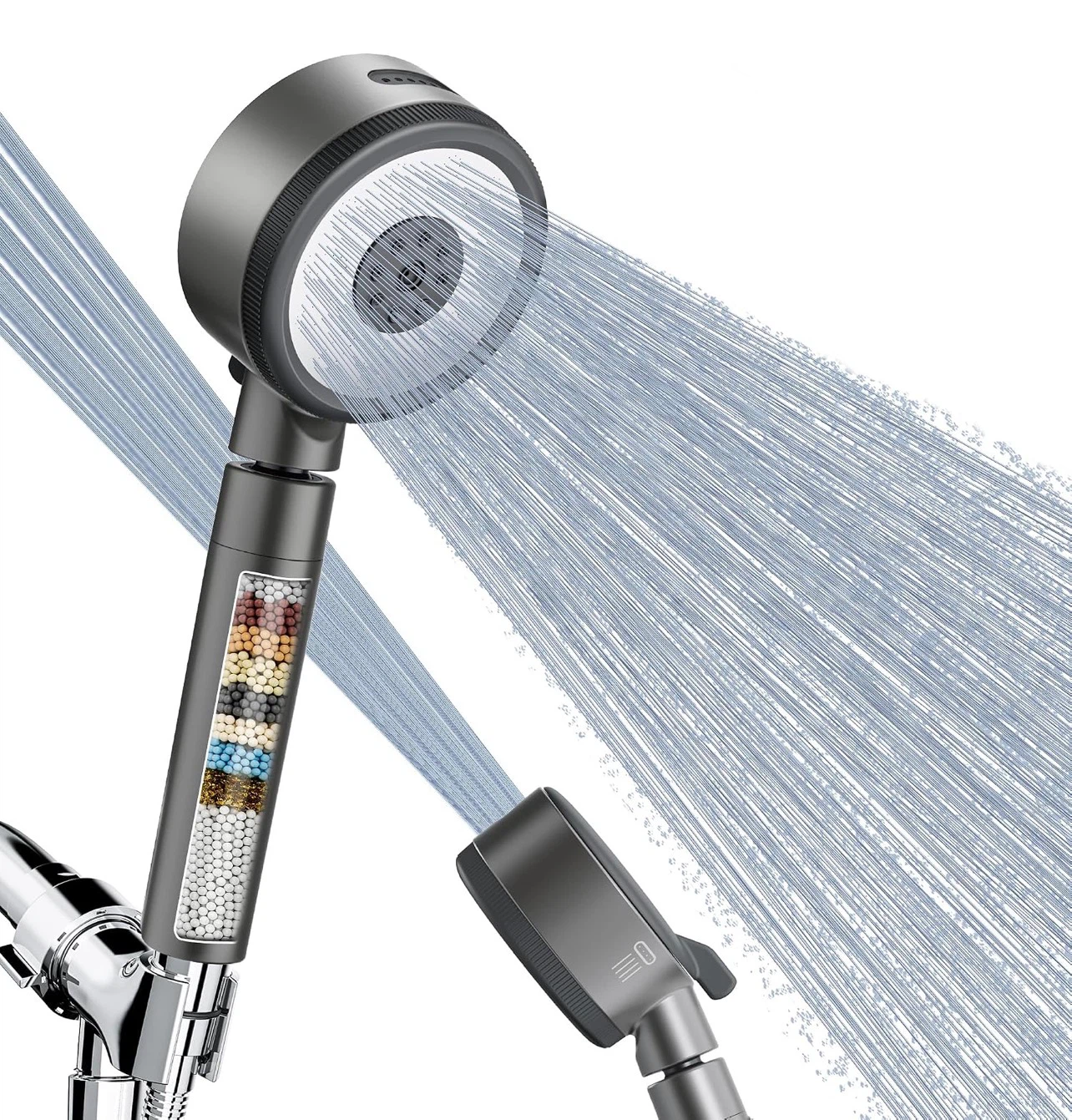 High Pressure Shower Head with 6 Spray Modes