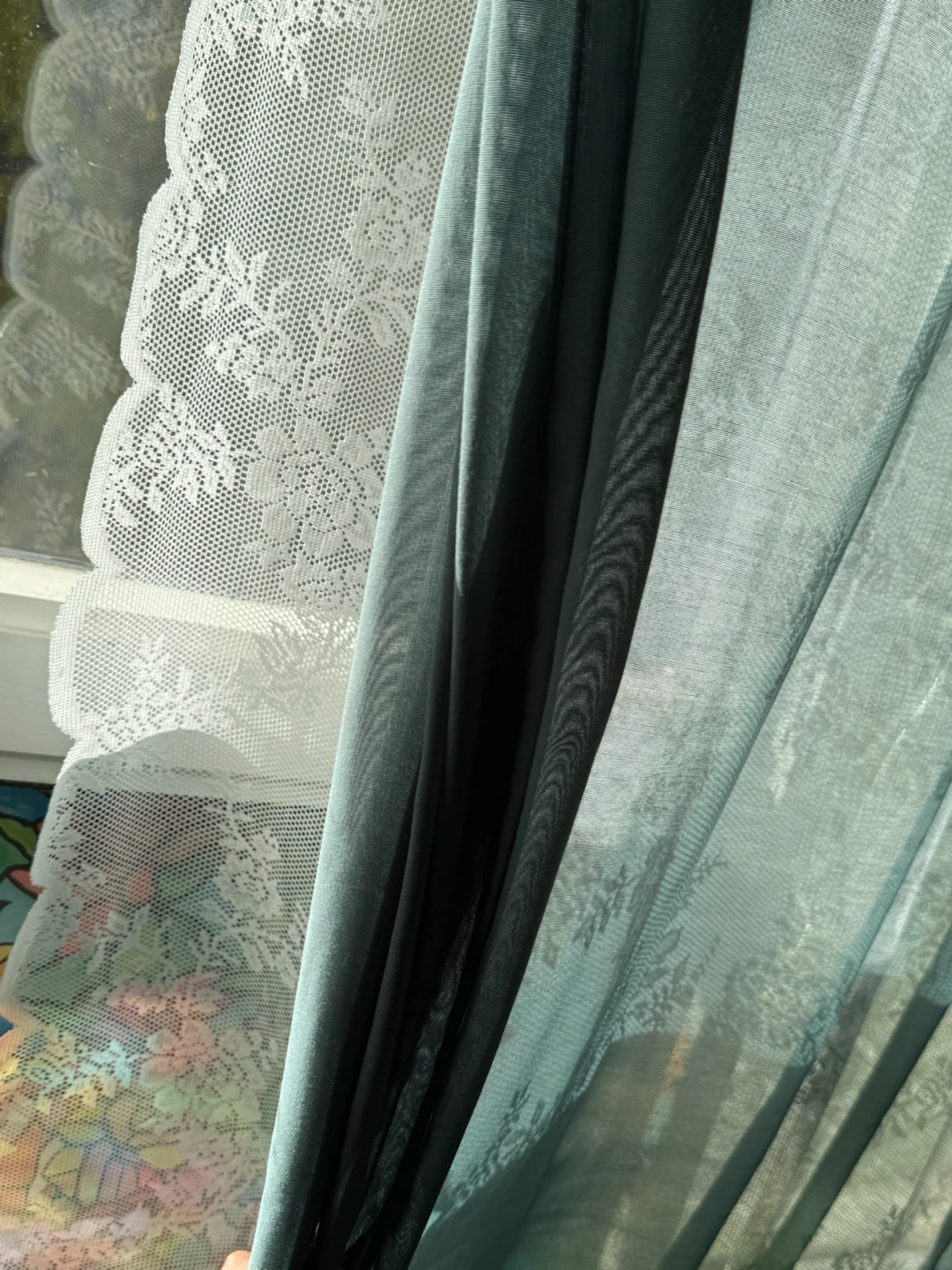 Layered Sheer Window Curtains full set - photo 4