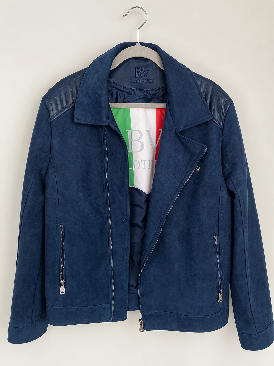 Blue Suede Jacket