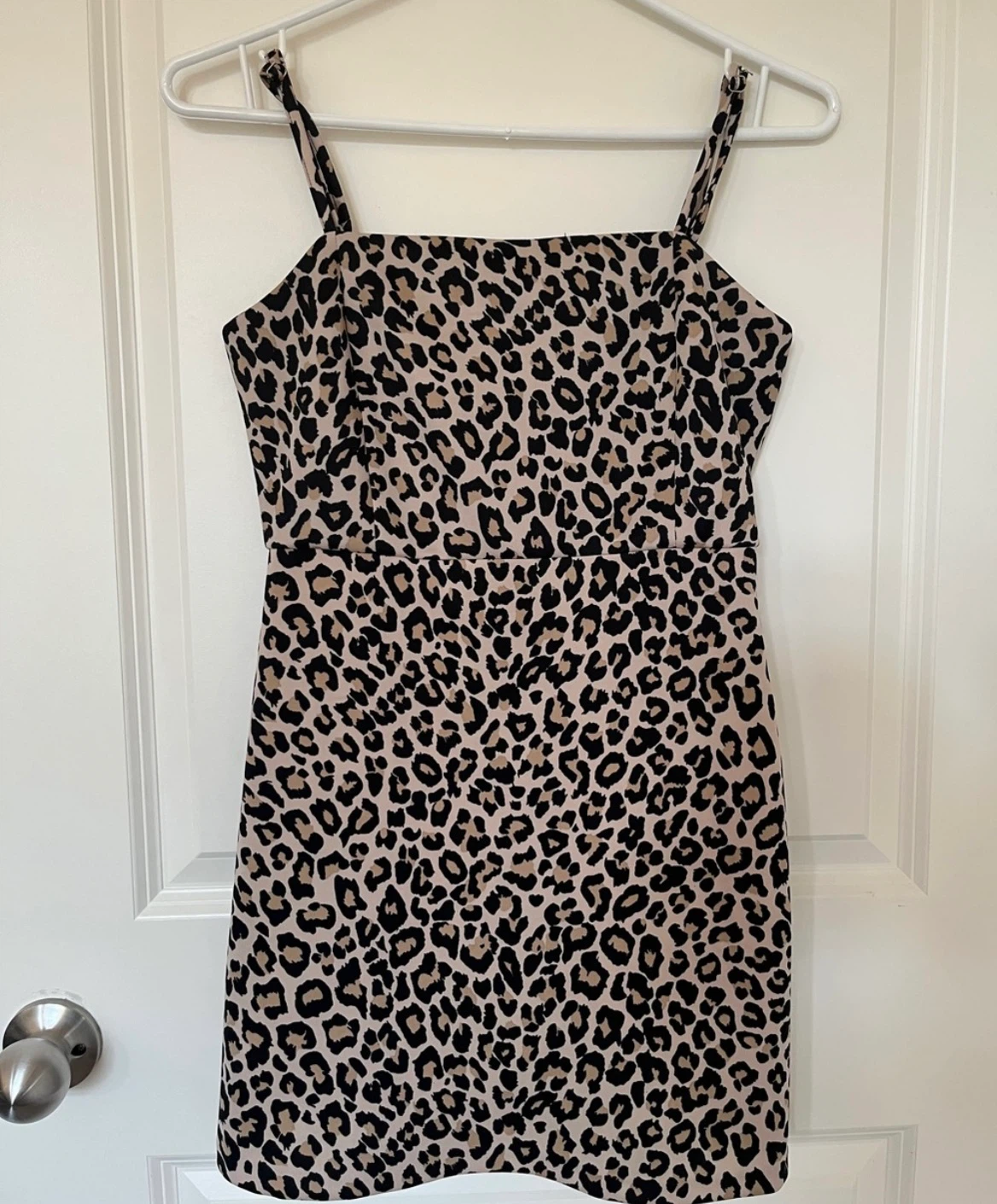 Pull & Bear Leopard Print Mini Dress