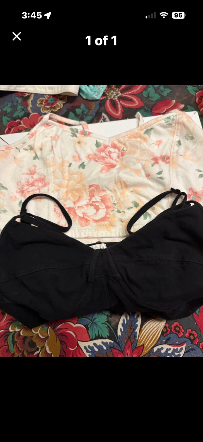 Two crop camisoles-free