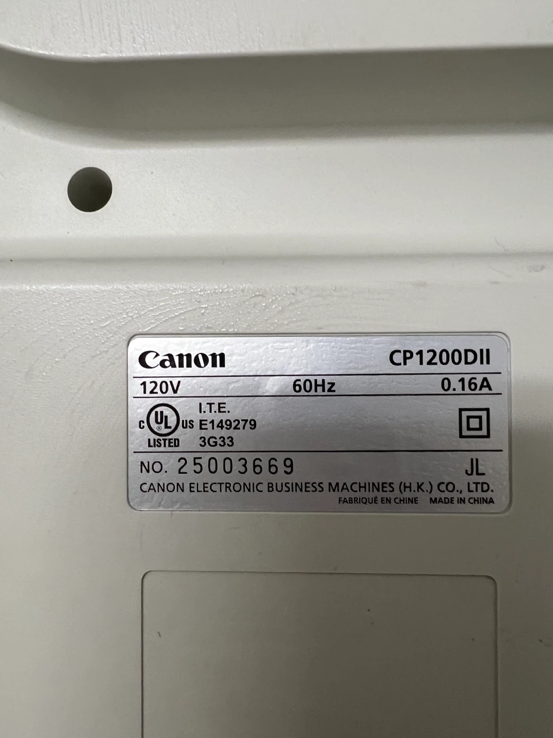 Canon CP1200DII Printing Calculator - photo 5