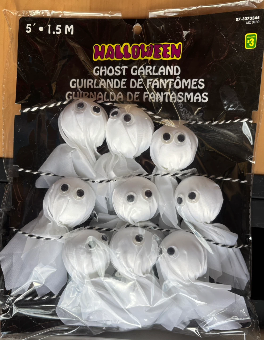 Halloween Ghost Garlands x 10 garlands