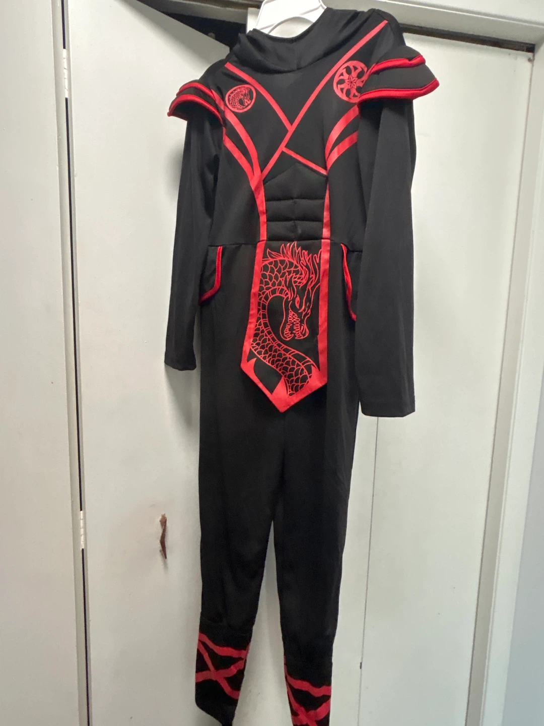 Kids Ninja Costume Black and Red