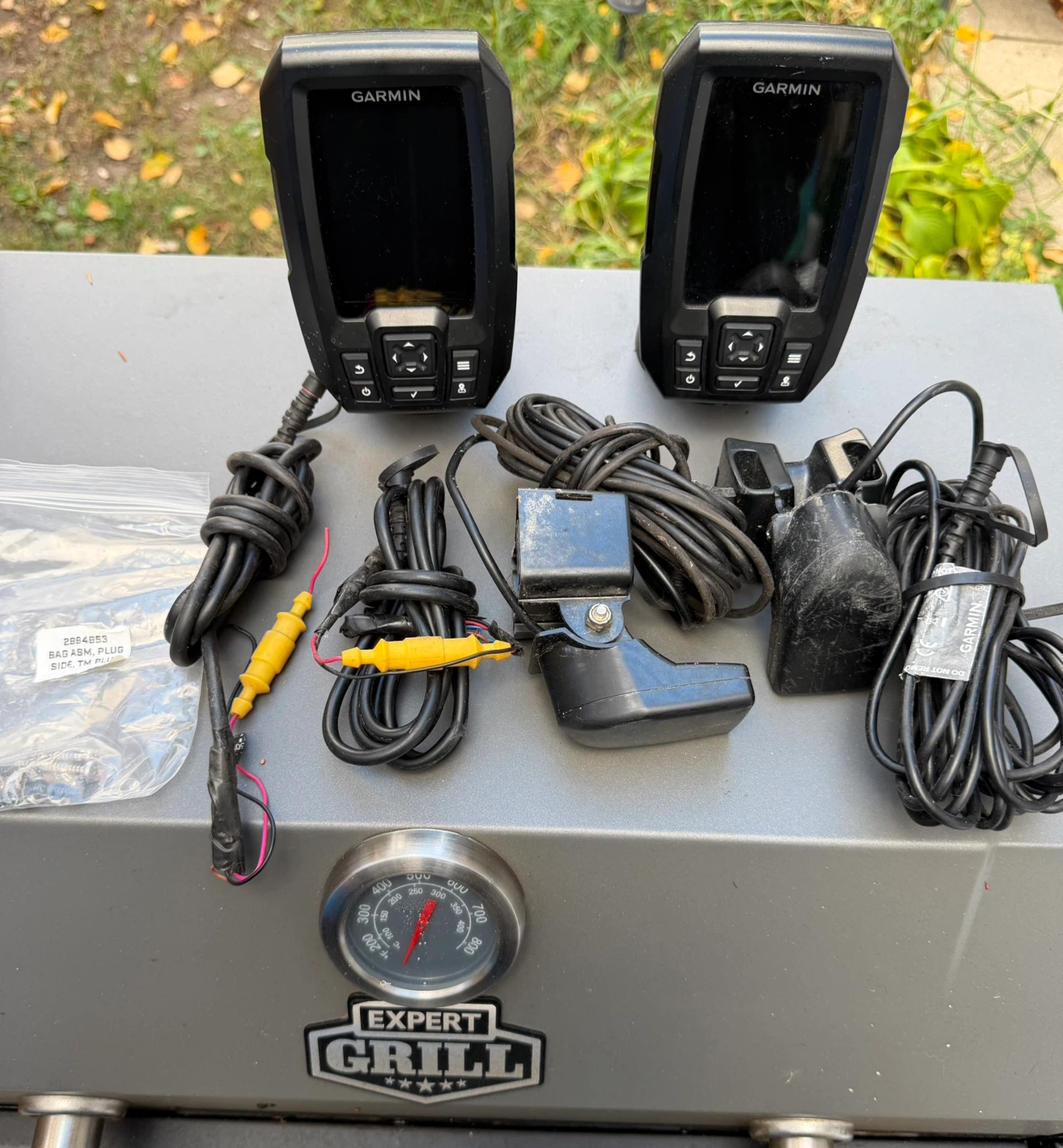 Two Garmin Striker Fish Finders with Transducers
