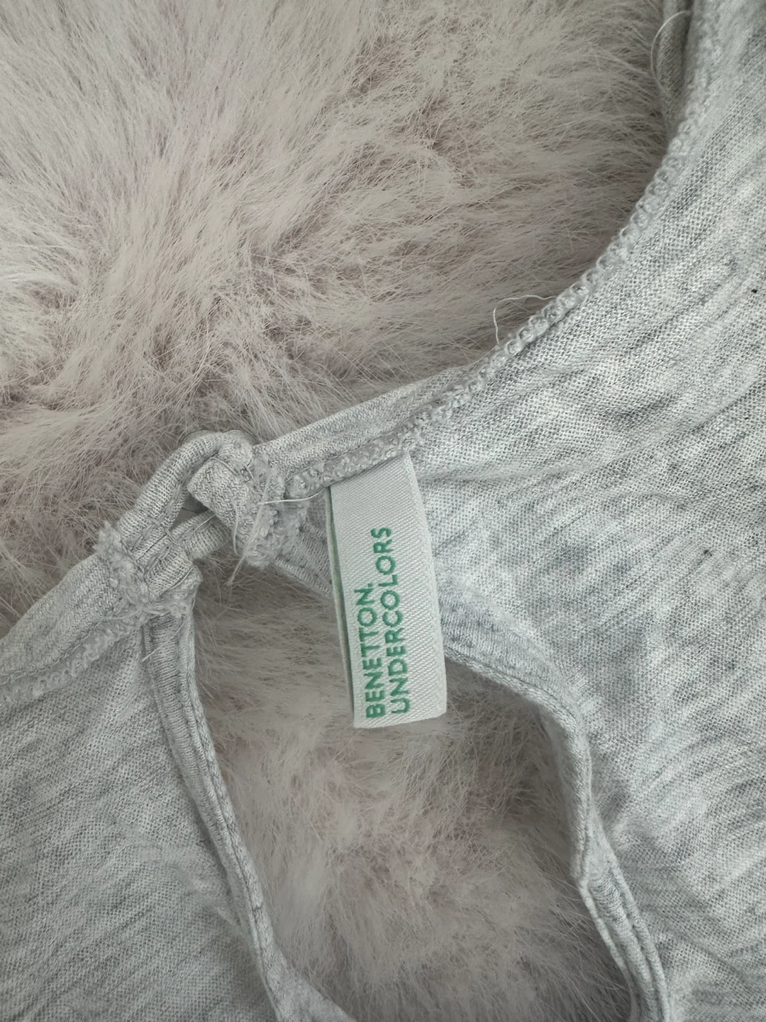 Benetton Grey & Palm Print Romper - photo 4
