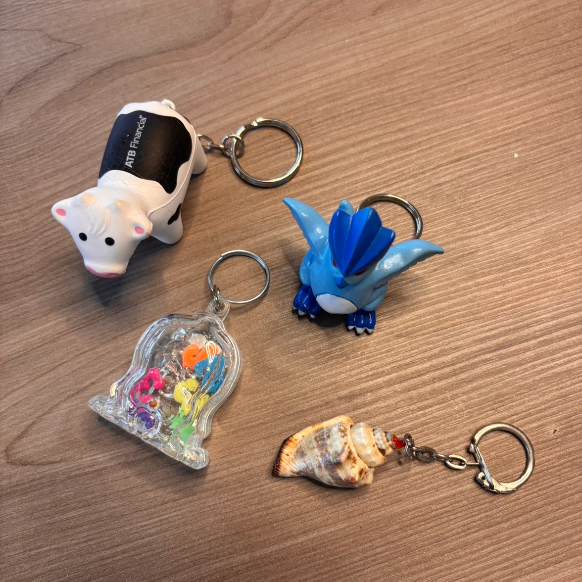 Set of 4 Unique Keychains - photo 2