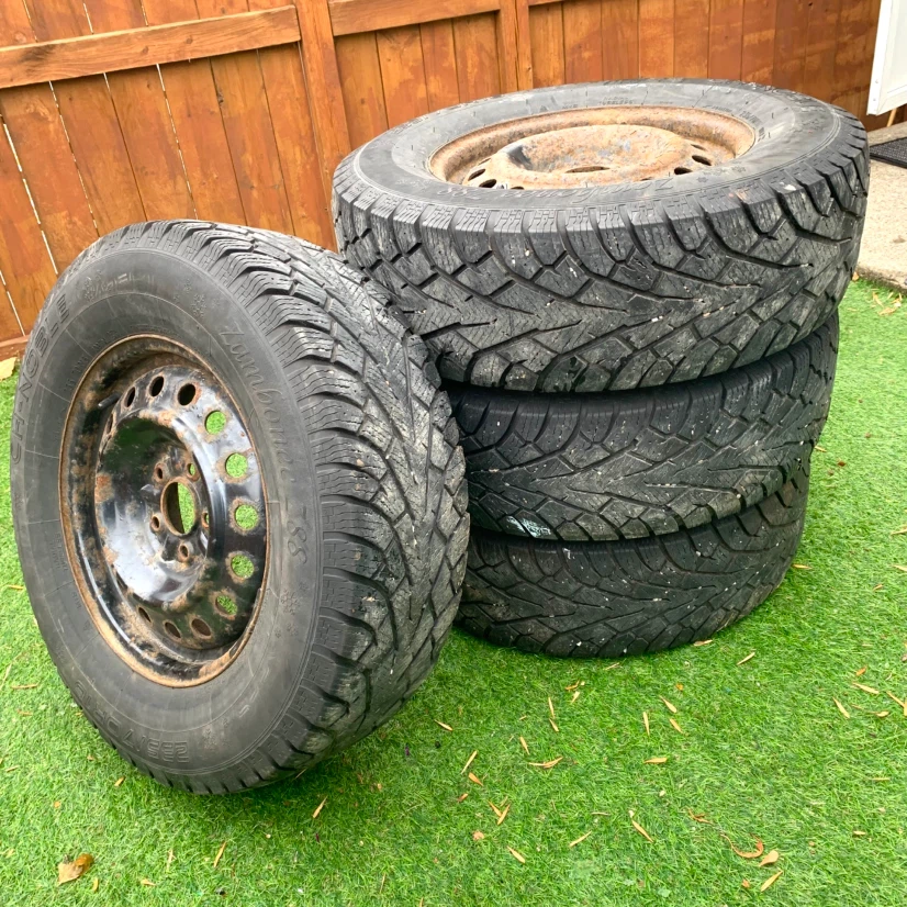 Winter Tires 235/70R16 Set of 4 Snow Tires on 5 Lug Steel Rims