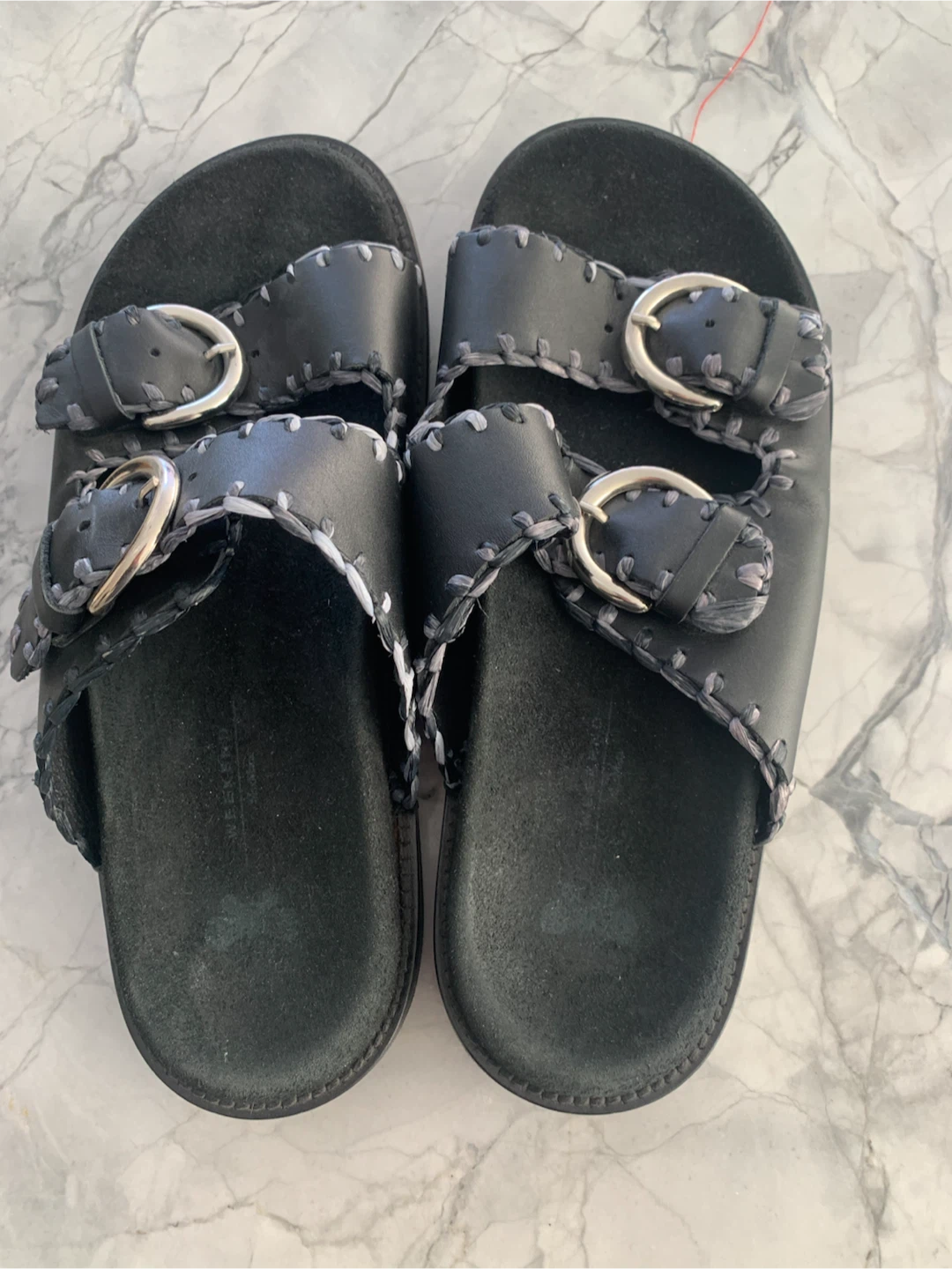 Men’s slides, Max mara weekender ABATE leather sandals