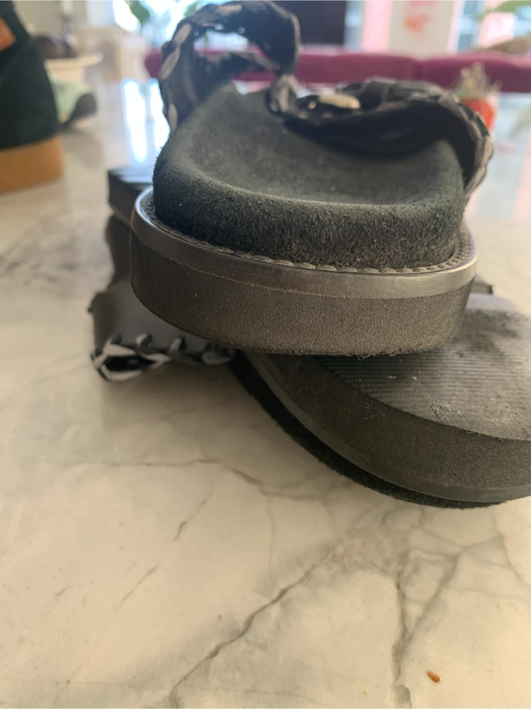 Men’s slides, Max mara weekender ABATE leather sandals - photo 3