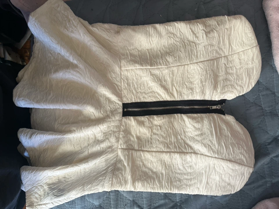 Seductions White Peplum Top