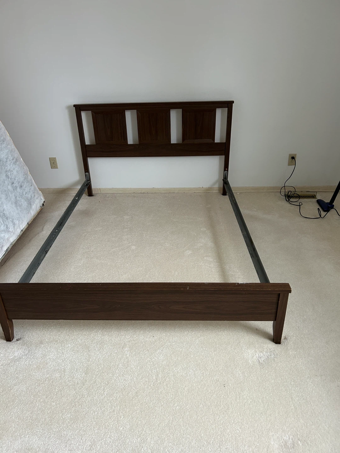 Dark Brown double Bed Frame