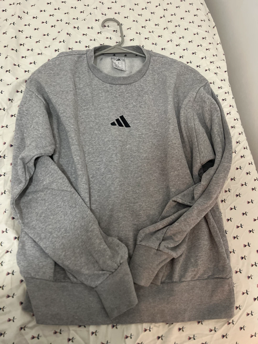 Adidas Gray Crewneck Sweatshirt