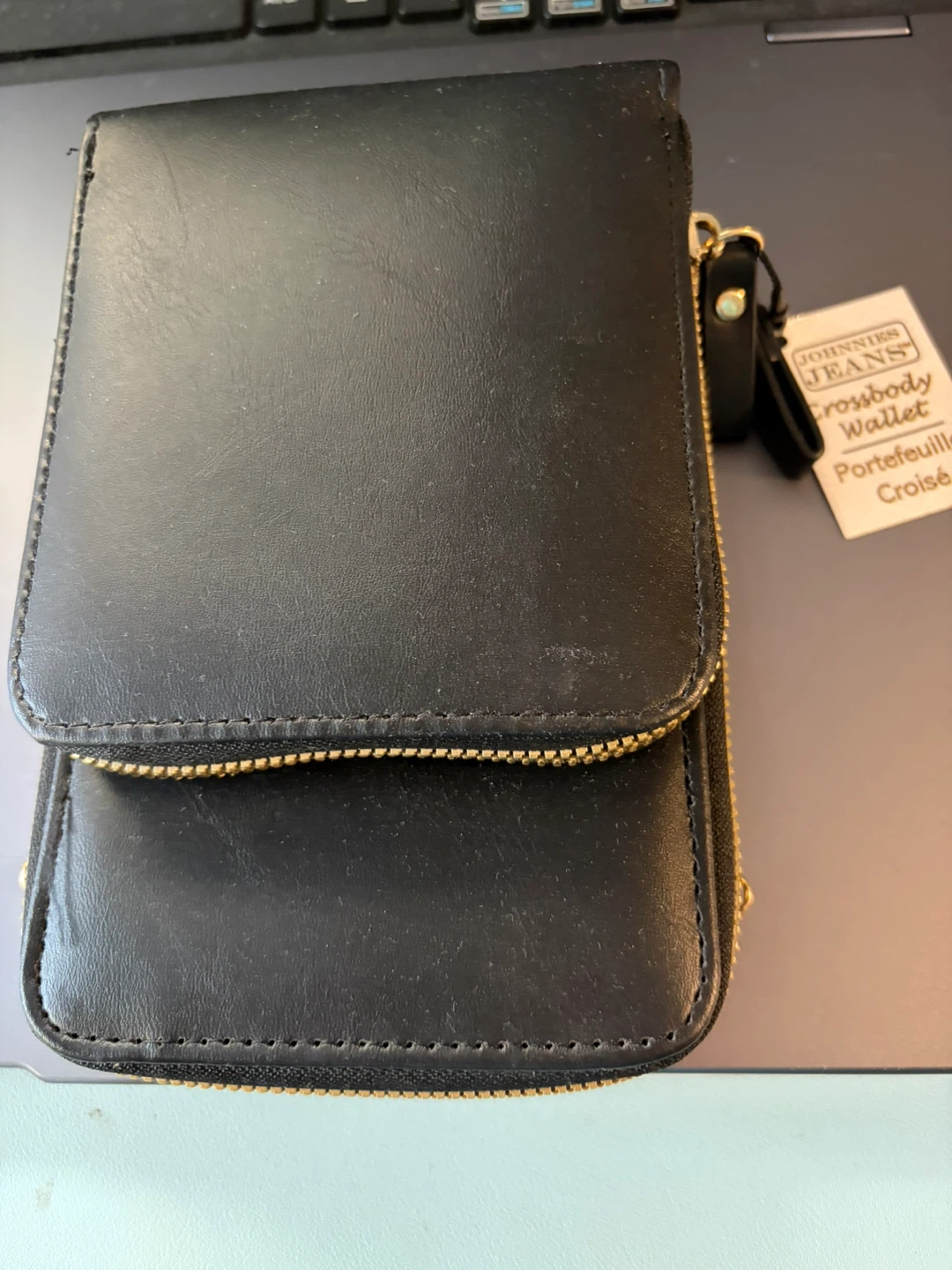 Johnnies Jeans Black Crossbody Wallet - photo 3
