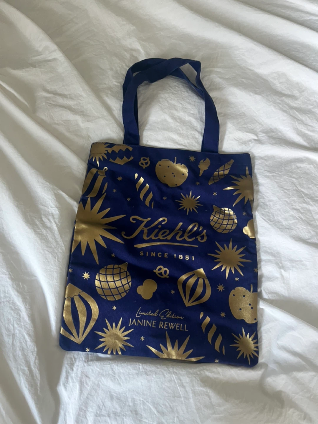 Kiehl's Janine Rewell Limited Edition Tote Bag