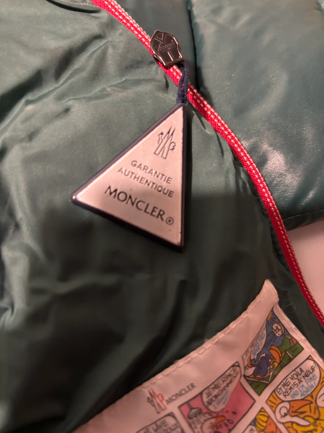Moncler Kids Down Jacket Green 12-18 months - photo 5
