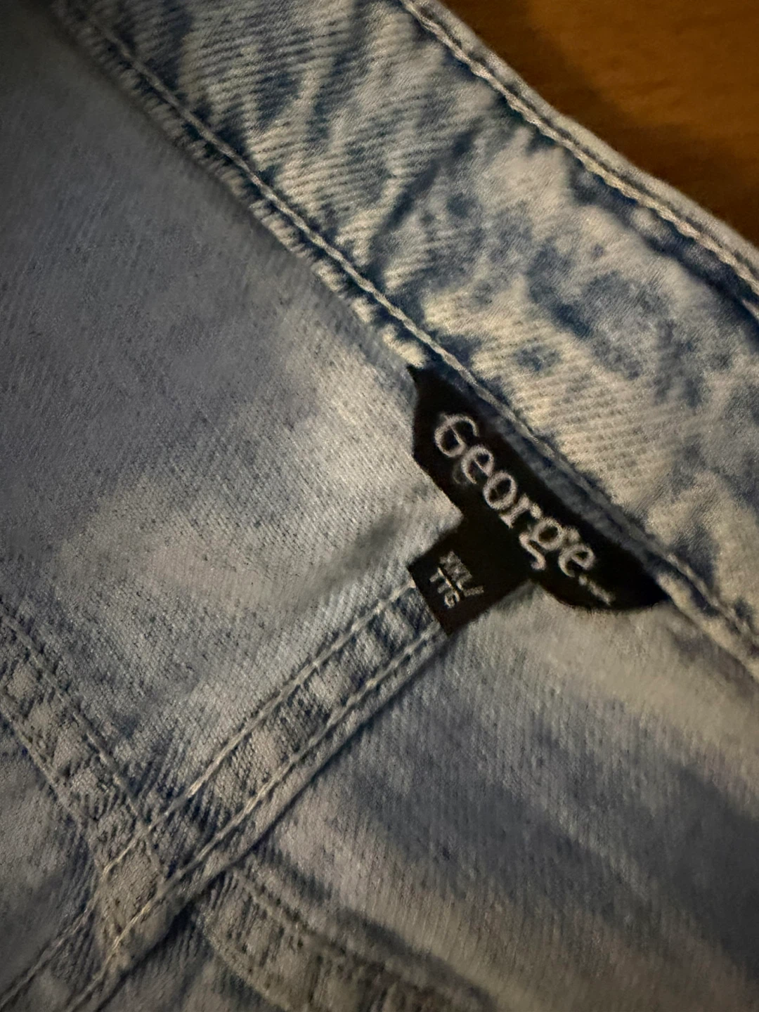 George Light Wash Denim Midi Skirt - photo 4