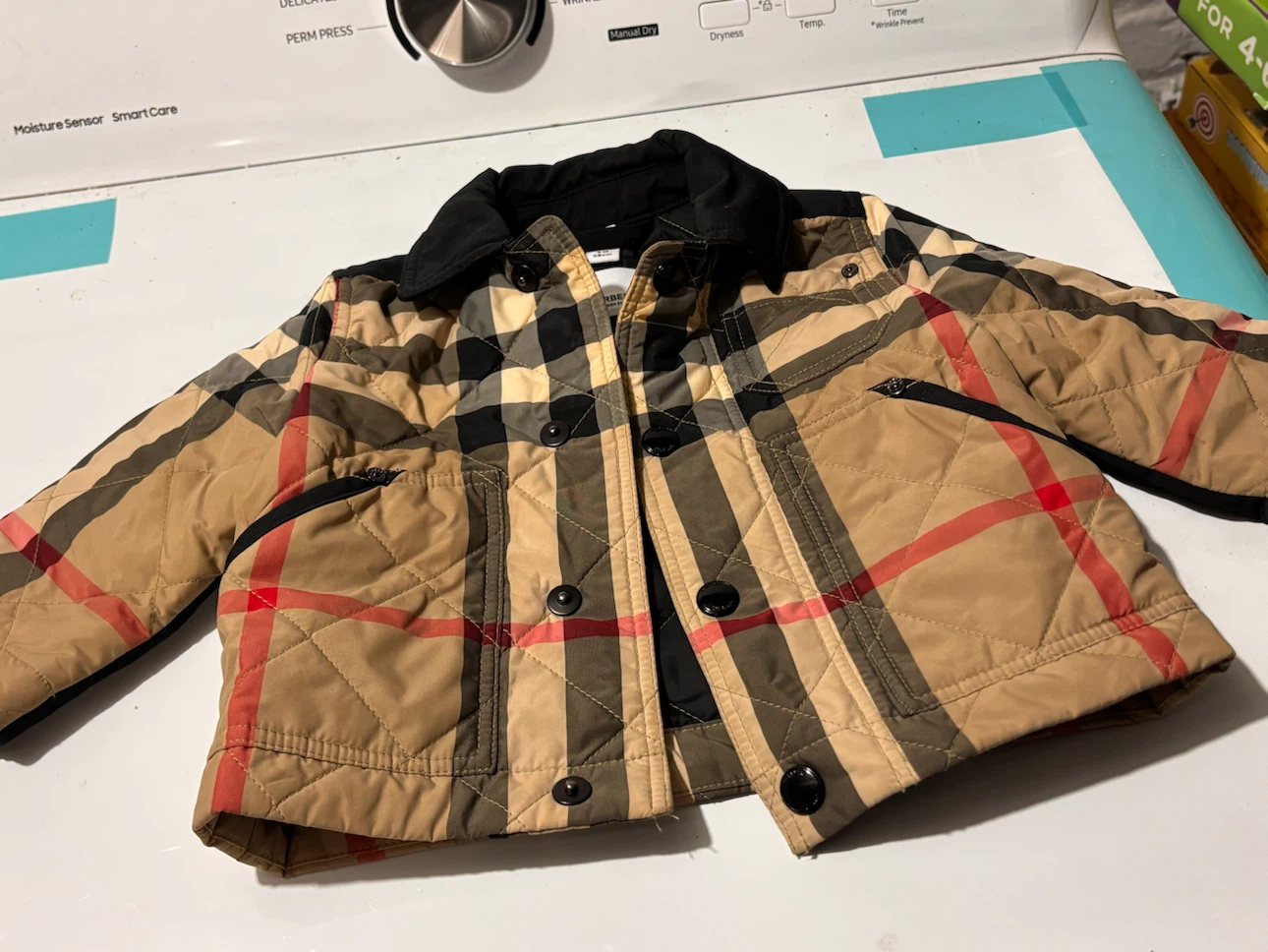 Burberry Quilted Baby Jacket