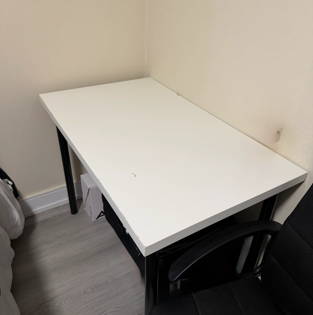 White desk