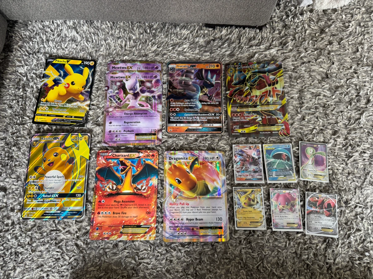 Collection of Pokemon Trading Cards