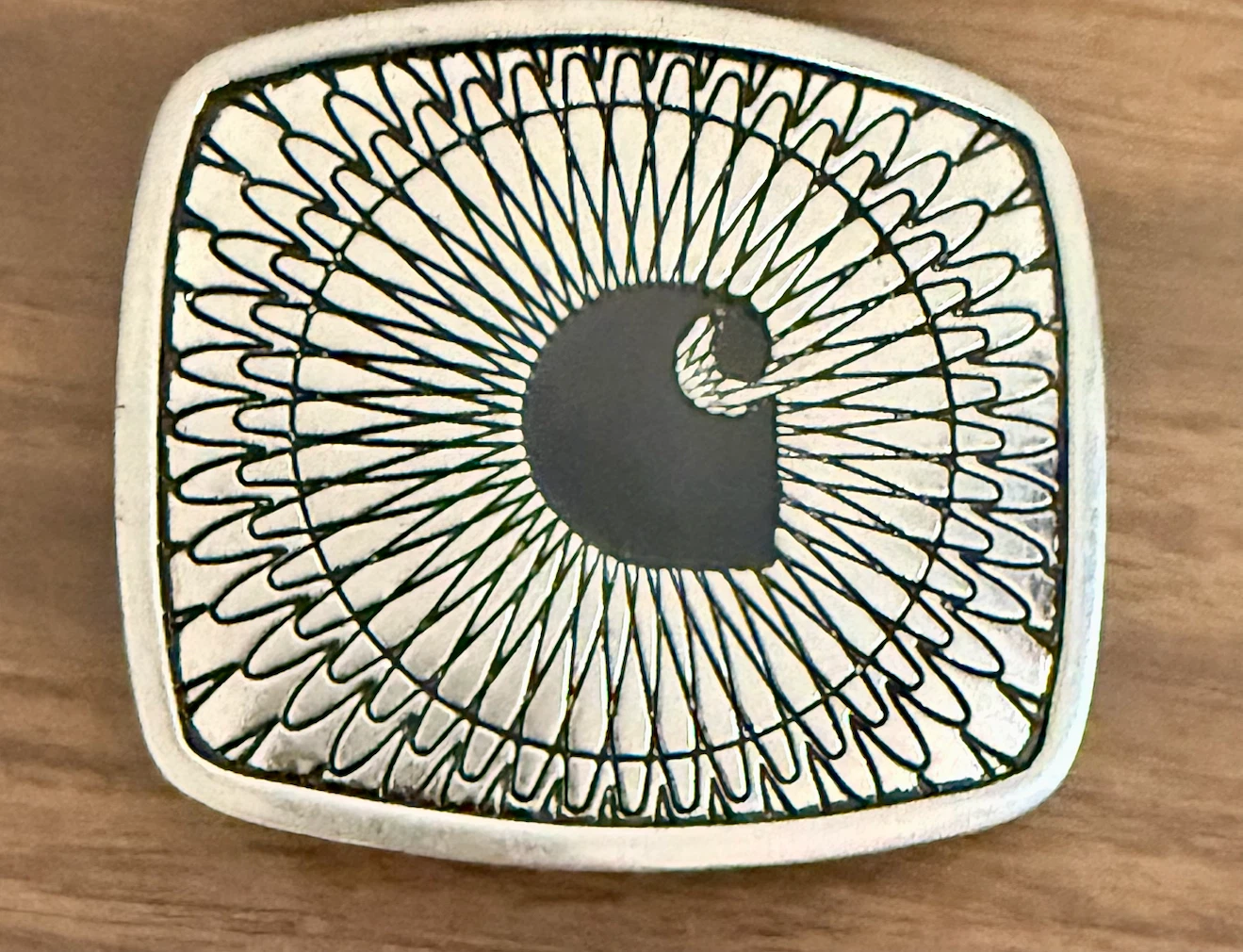 Vintage Carhartt Engraved Belt Buckle