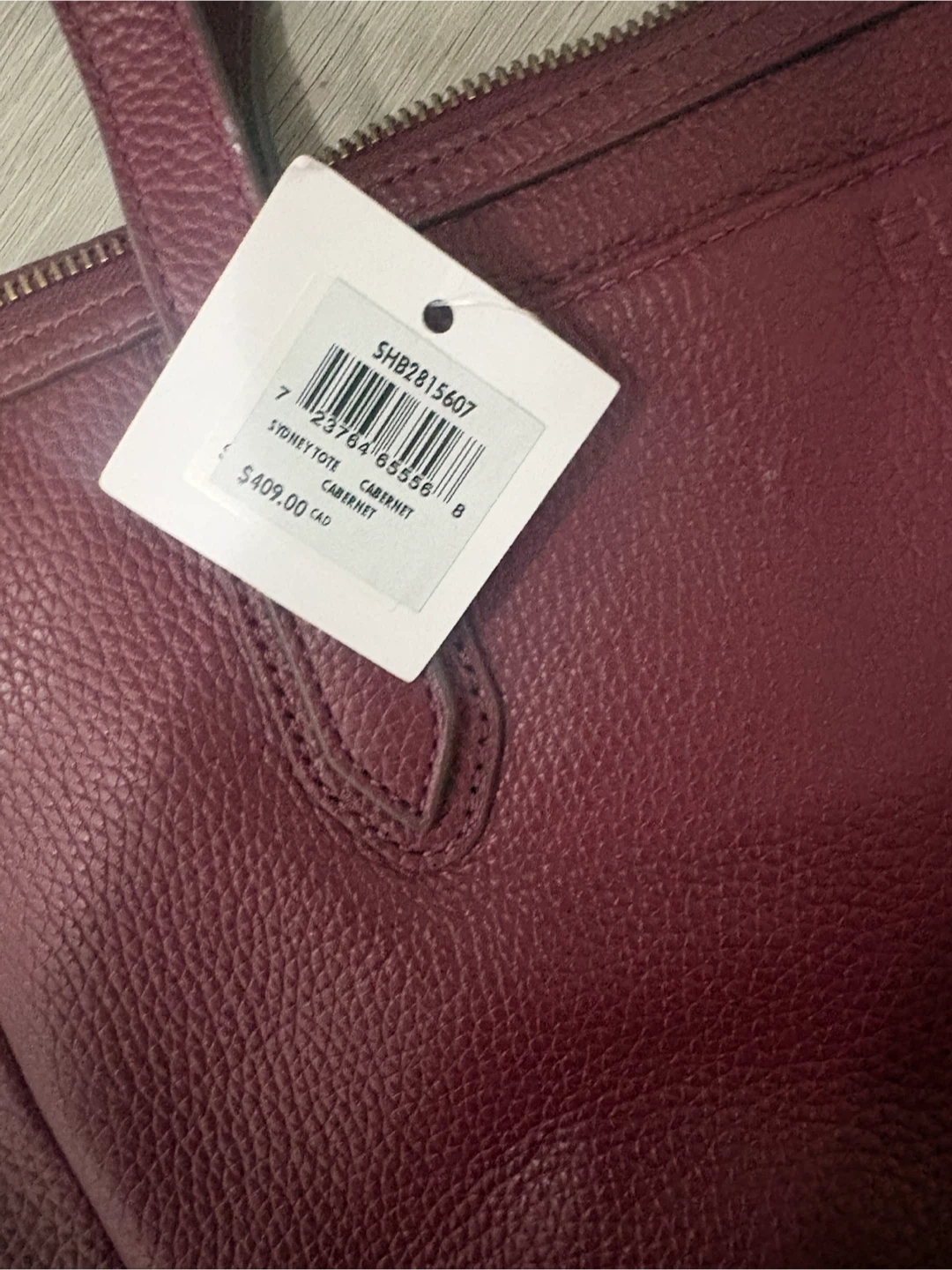 Fossil Sydney Tote Bag - Cabernet - photo 3