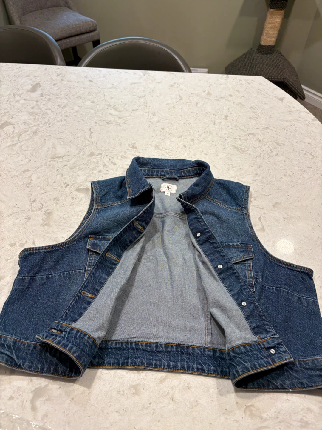 Plus Size denim vest size 2X - photo 3